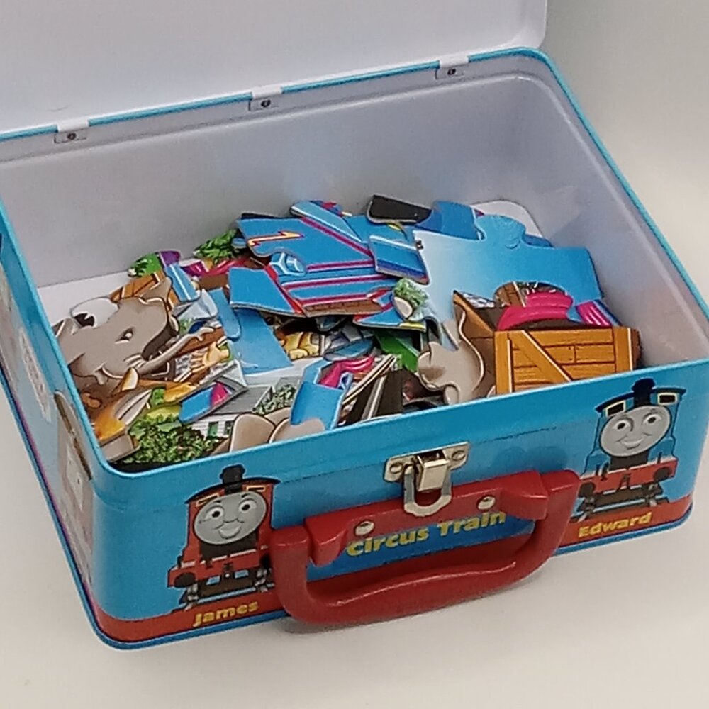 THOMAS CIRCUS Train & Friends PUZZLE Case Toy Lot Ravensburger 36 2 inch Pieces - Picture 2 of 14